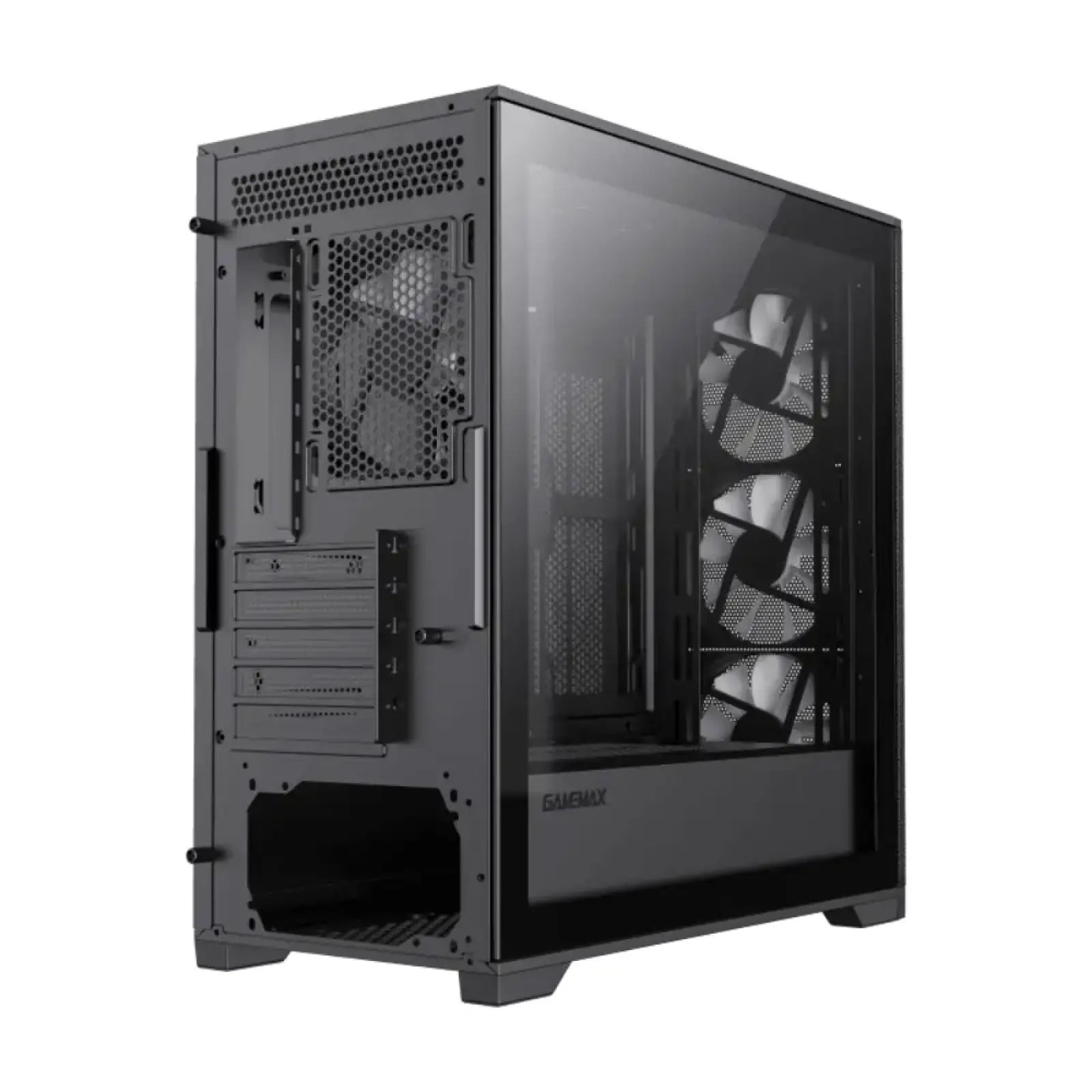 Корпус GAMEMAX Micro ATX без блока живлення, закалене скло Defender TG UA