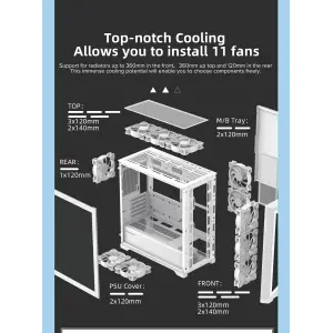 Корпус GAMEMAX Micro ATX без блока живлення , закалене скл о Destroyer TGW UA