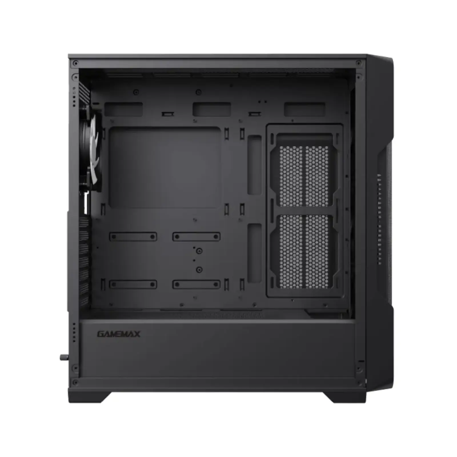 Корпус GAMEMAX Tower E-ATX без блока живлення , закалене с кло Siege BK UA
