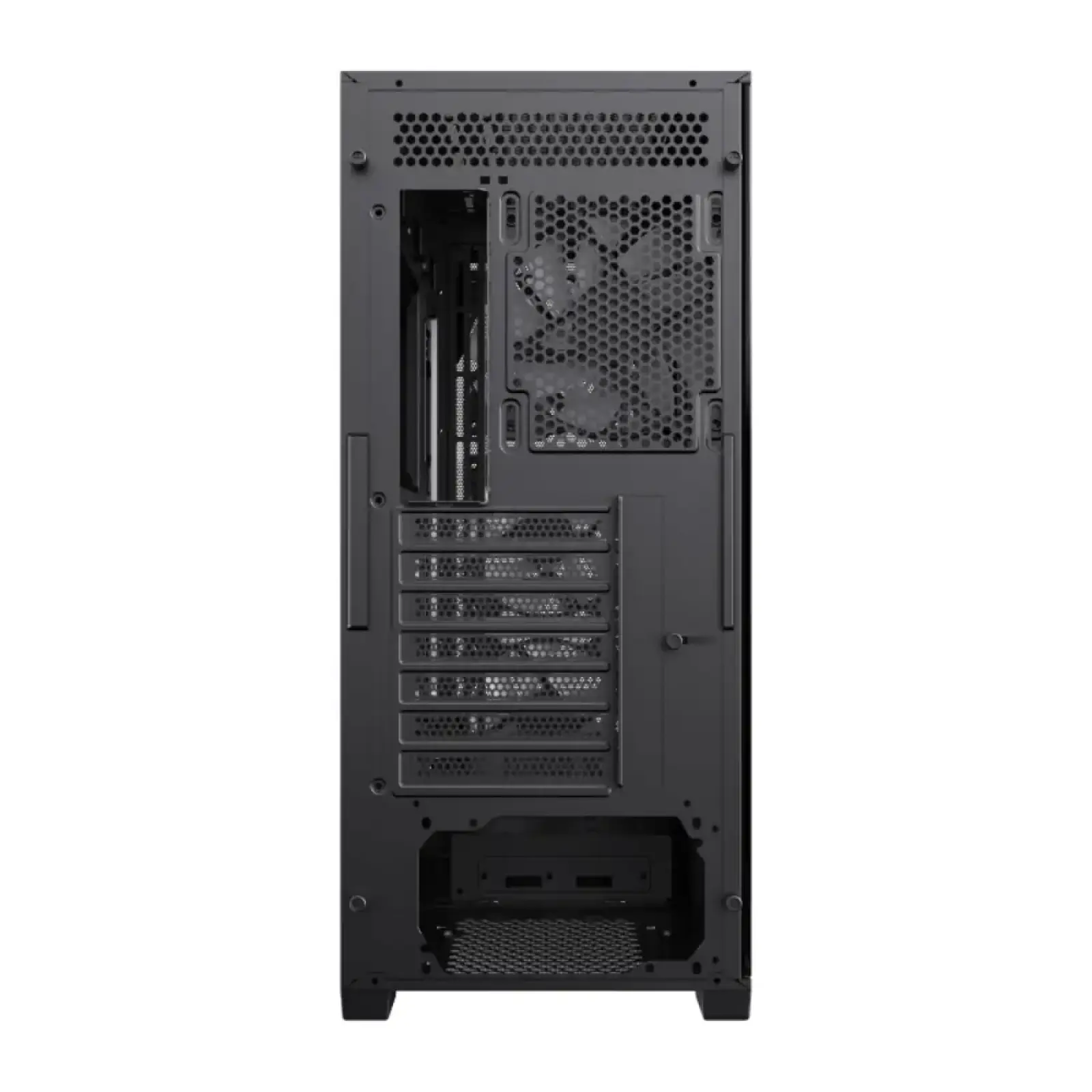Корпус GAMEMAX Tower E-ATX без блока живлення , закалене с кло Siege BK UA