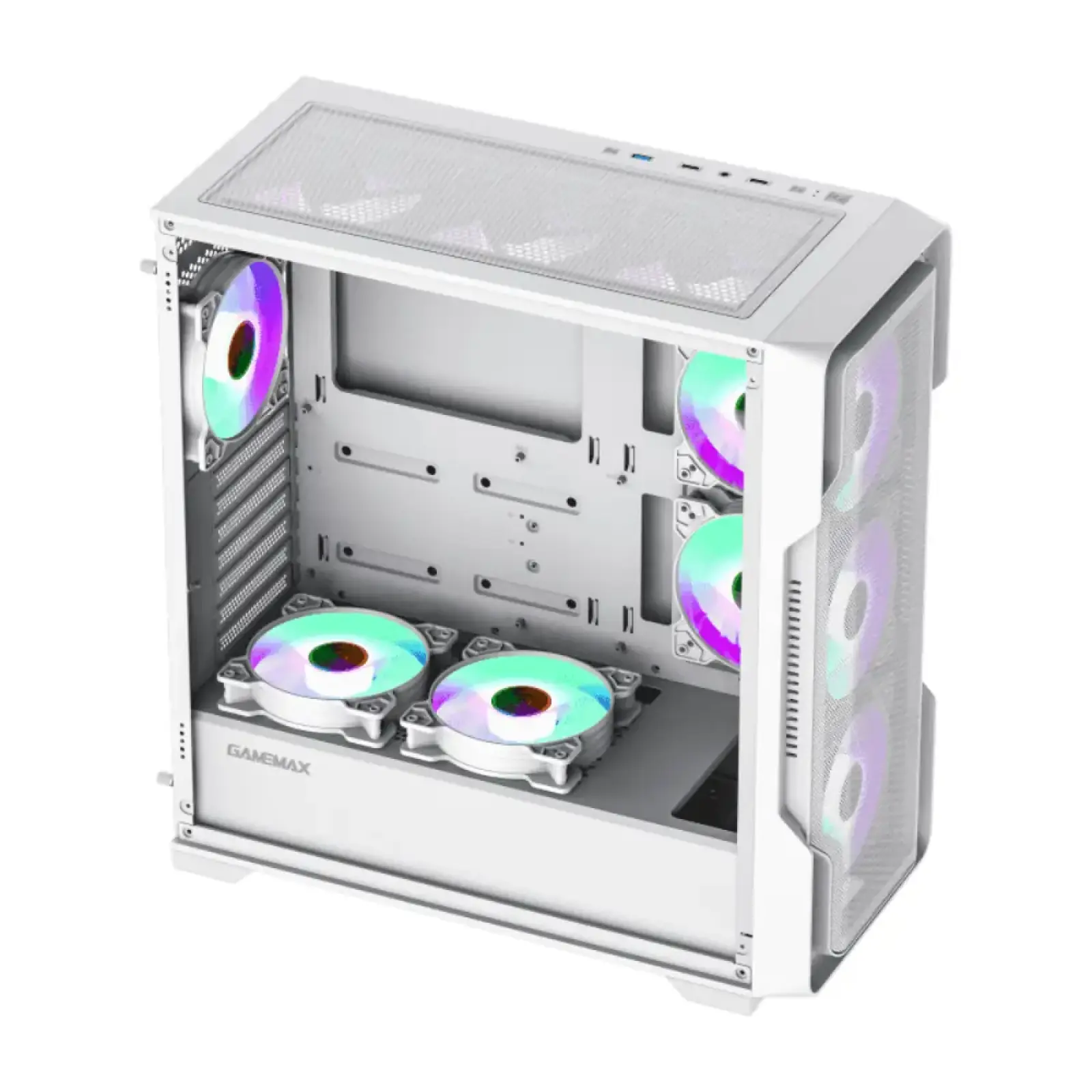 Корпус GAMEMAX Tower E-ATX без блока живлення , закалене с кло Siege WT UA