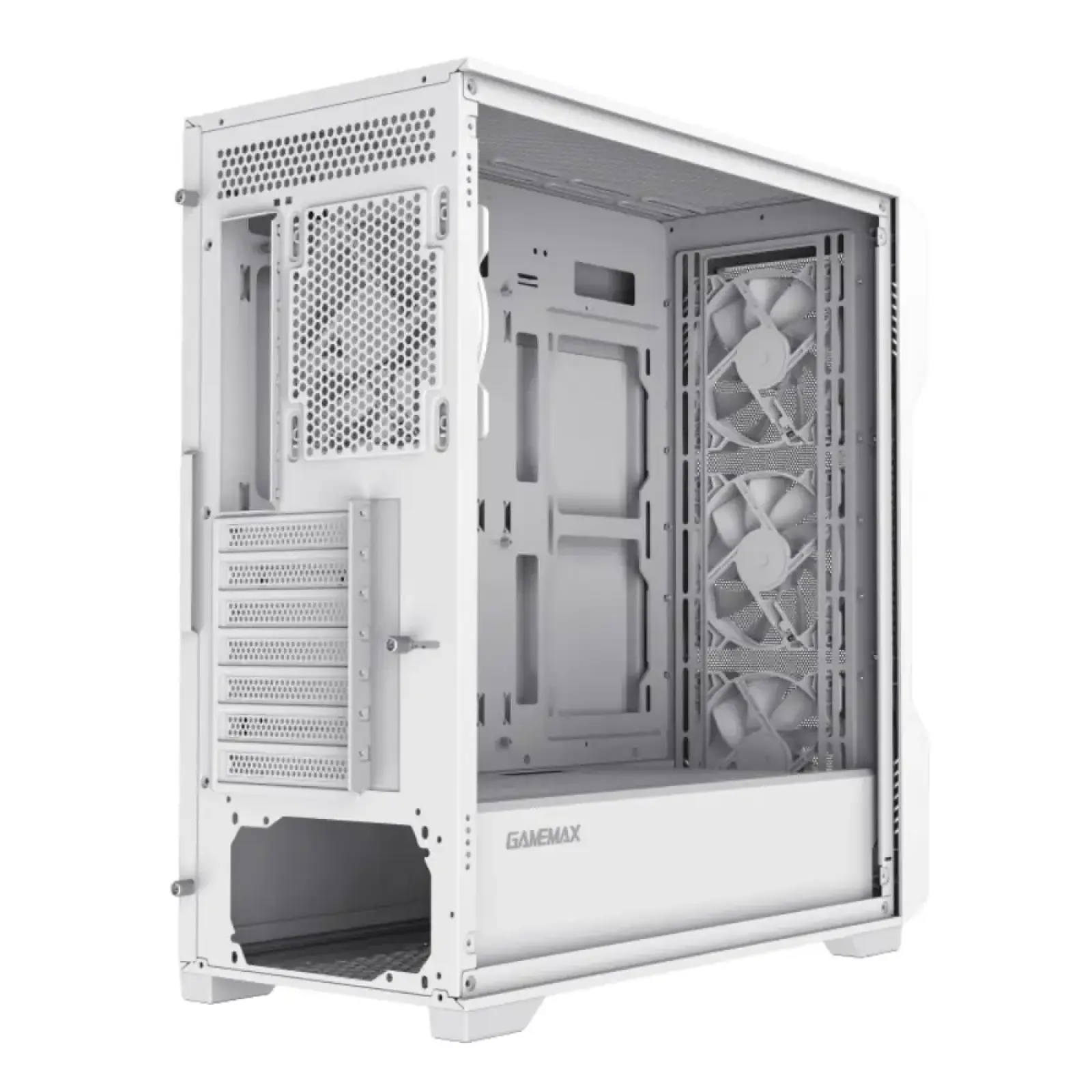 Корпус GAMEMAX Tower E-ATX без блока живлення , закалене с кло Siege WT UA
