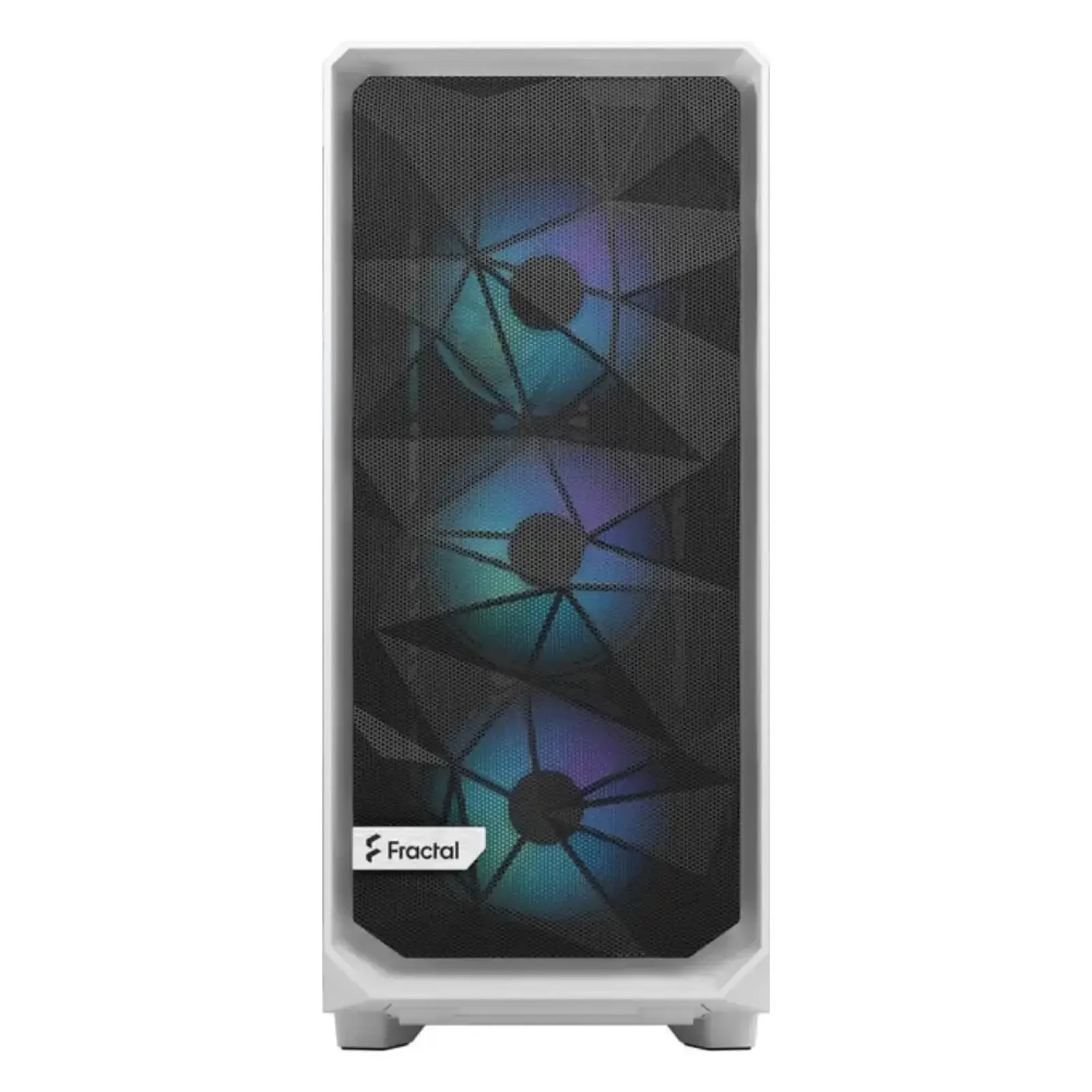 Корпус Fractal Design Meshify 2 Compact RGB TG White Без БП (FD-C-MES2C-08) UA