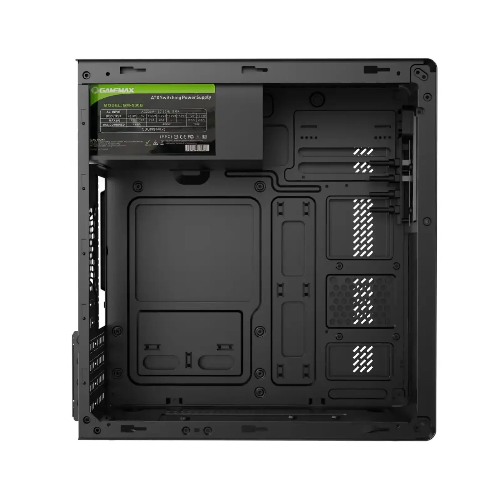 Корпус GAMEMAX Micro-ATX з блоком живлення GM-500B A200-BK-500B UA