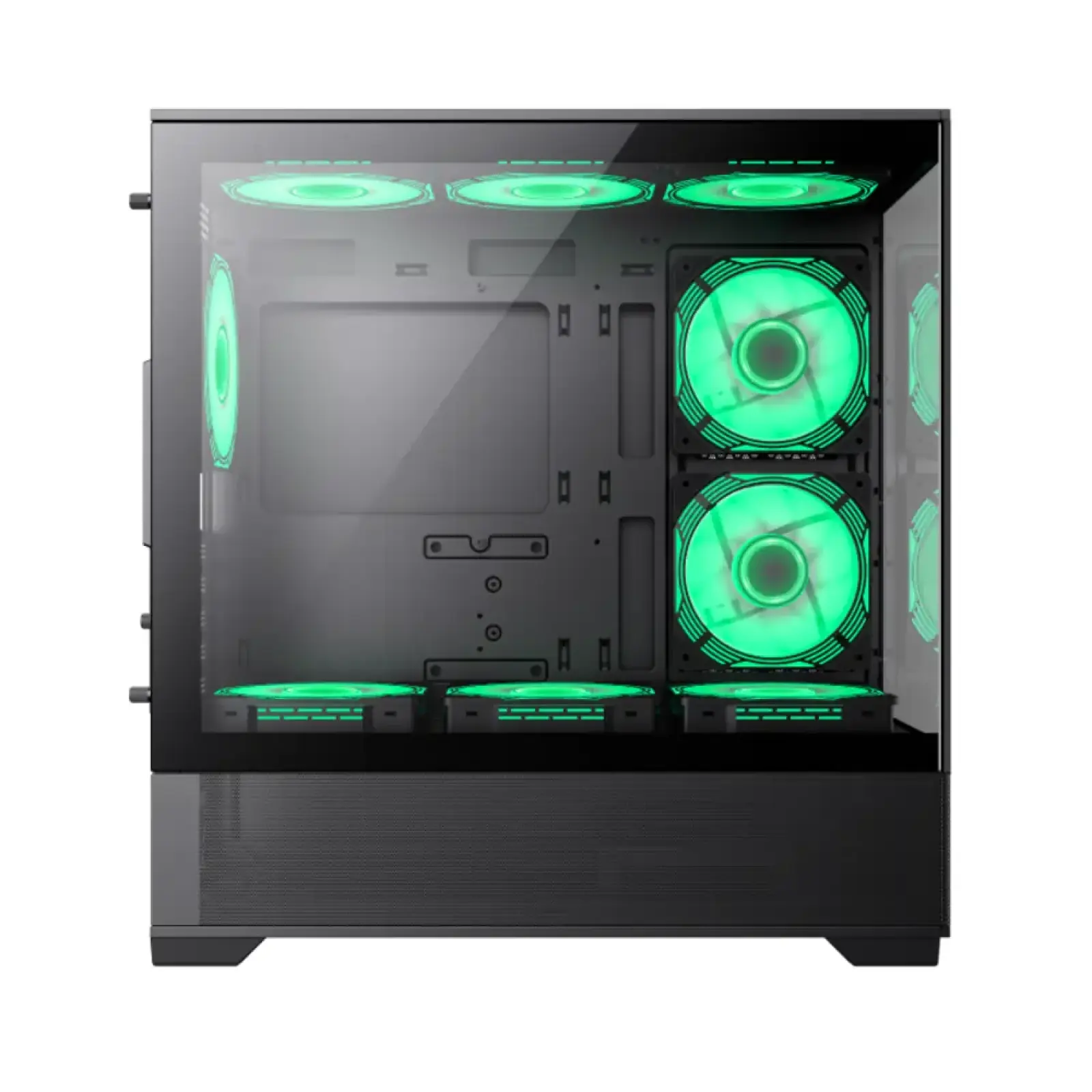 Корпус GAMEMAX Micro-ATX без блока живлення, Tempered Glass, Mesh, USB2.0x2, USB3.0x1 Vista MB UA