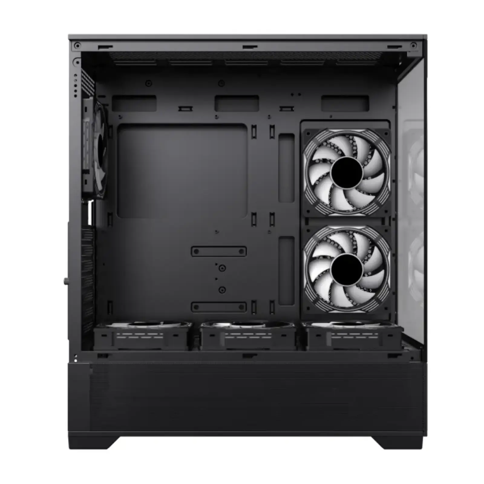 Корпус GAMEMAX комп'ютерний Midi ATX без блока живлення, E-ATX, ATX, M-ATX, ITX, Tempered Glass, Mesh Vista AB UA