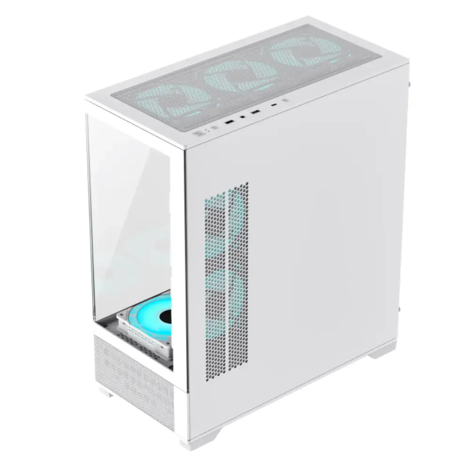 Корпус GAMEMAX комп'ютерний Midi ATX без блока живлення, E-ATX, ATX, M-ATX, ITX, Tempered Glass, Mesh Vista AW UA