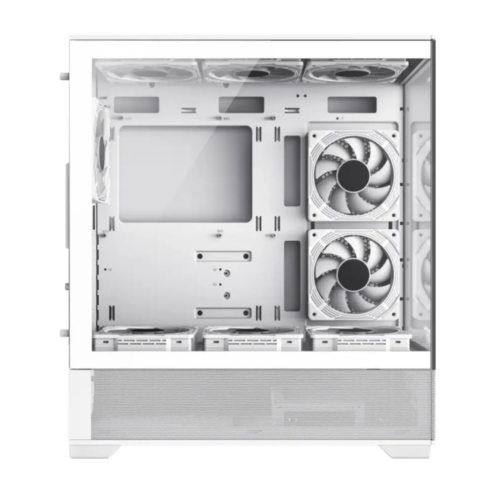 Корпус GAMEMAX комп'ютерний Midi ATX без блока живлення, E-ATX, ATX, M-ATX, ITX, Tempered Glass, Mesh Vista AW UA