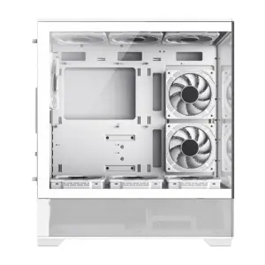 Корпус GAMEMAX комп'ютерний Midi ATX без блока живлення, E-ATX, ATX, M-ATX, ITX, Tempered Glass, Mesh Vista AW UA