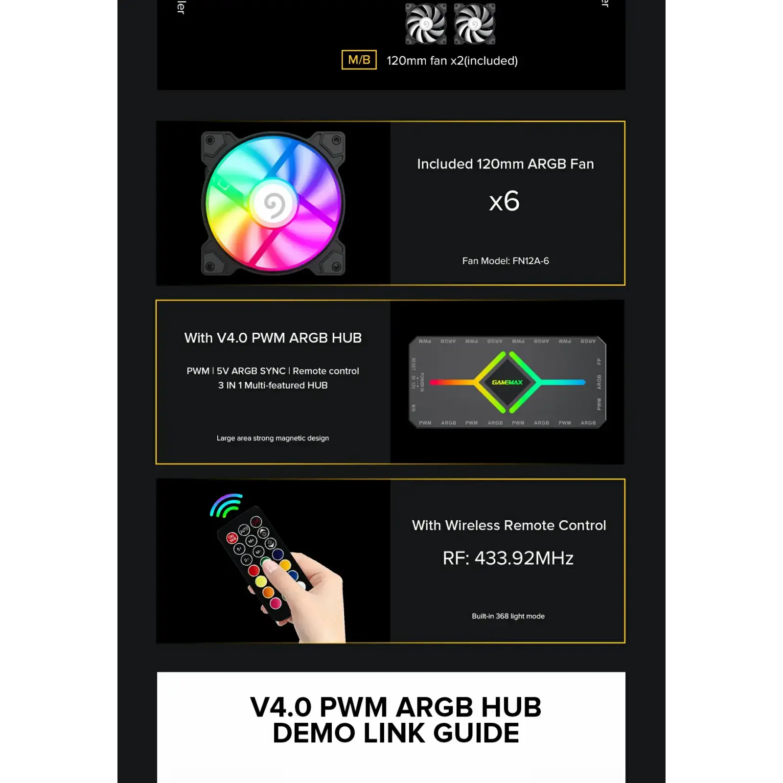 Корпус GAMEMAX Tower E-ATX без блока живлення , закалене с клоE-ATX,ATX, M-ATX,ITX, Tempered Glass,Mesh,USB2. Leader TG UA