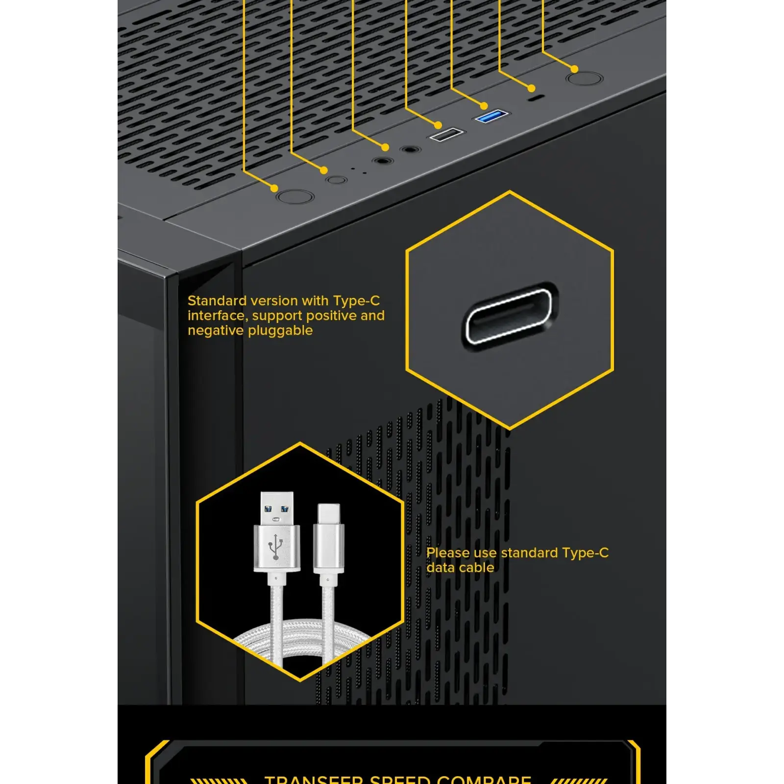 Корпус GAMEMAX Tower E-ATX без блока живлення , закалене с клоE-ATX,ATX, M-ATX,ITX, Tempered Glass,Mesh,USB2. Leader TG UA