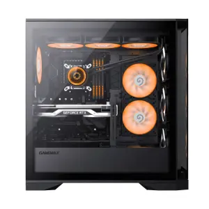 Корпус GAMEMAX Tower E-ATX без блока живлення , закалене с клоE-ATX,ATX, M-ATX,ITX, Tempered Glass,Mesh,USB2. Leader TG UA
