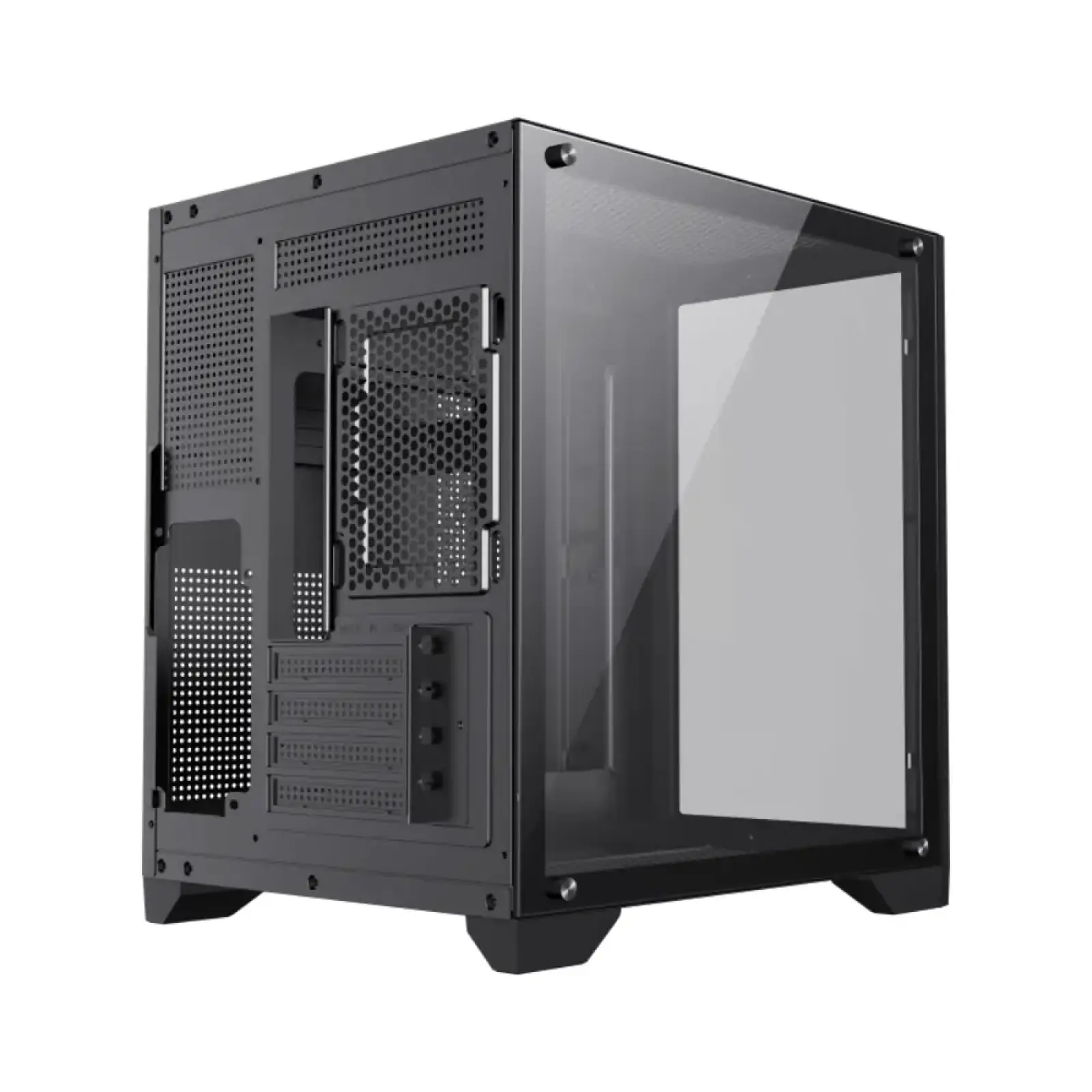Корпус GAMEMAX Micro-ATX без блока живлення, , загартоване скло, USB2.0x2, USB 3.0x1 Infinity Mini Black UA