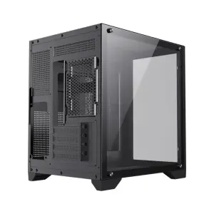 Корпус GAMEMAX Micro-ATX без блока живлення, , загартоване скло, USB2.0x2, USB 3.0x1 Infinity Mini Black UA