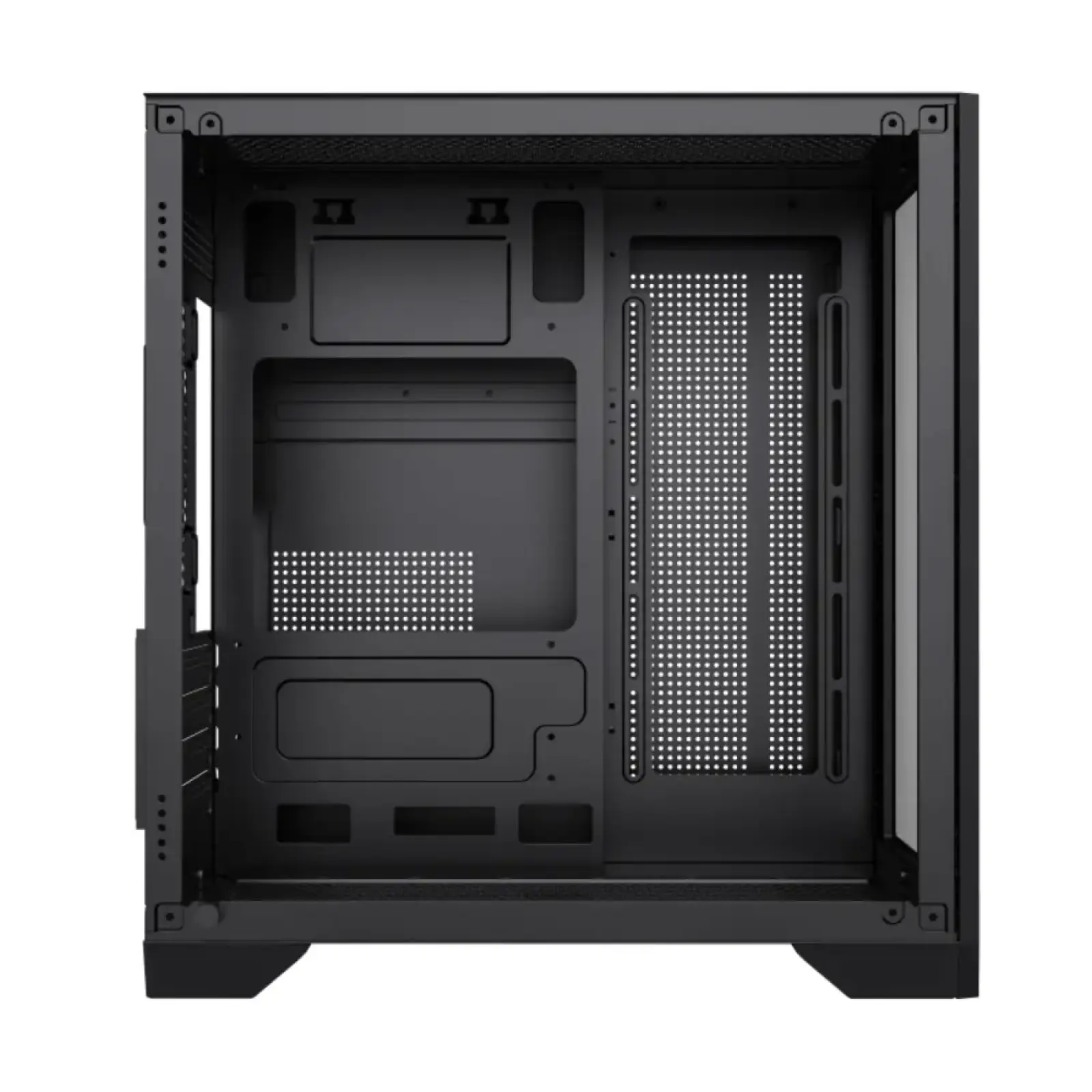 Корпус GAMEMAX Micro-ATX без блока живлення, , загартоване скло, USB2.0x2, USB 3.0x1 Infinity Mini Black UA