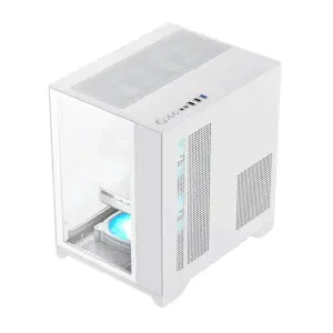 Корпус GAMEMAX Micro-ATX без блока живлення, , загартоване скло, USB2.0x2, USB 3.0x1 Infinity Mini White UA
