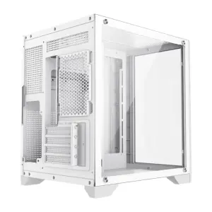 Корпус GAMEMAX Micro-ATX без блока живлення, , загартоване скло, USB2.0x2, USB 3.0x1 Infinity Mini White UA