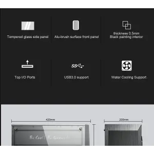 Корпус Gamemax Nova N5 б/БП UA