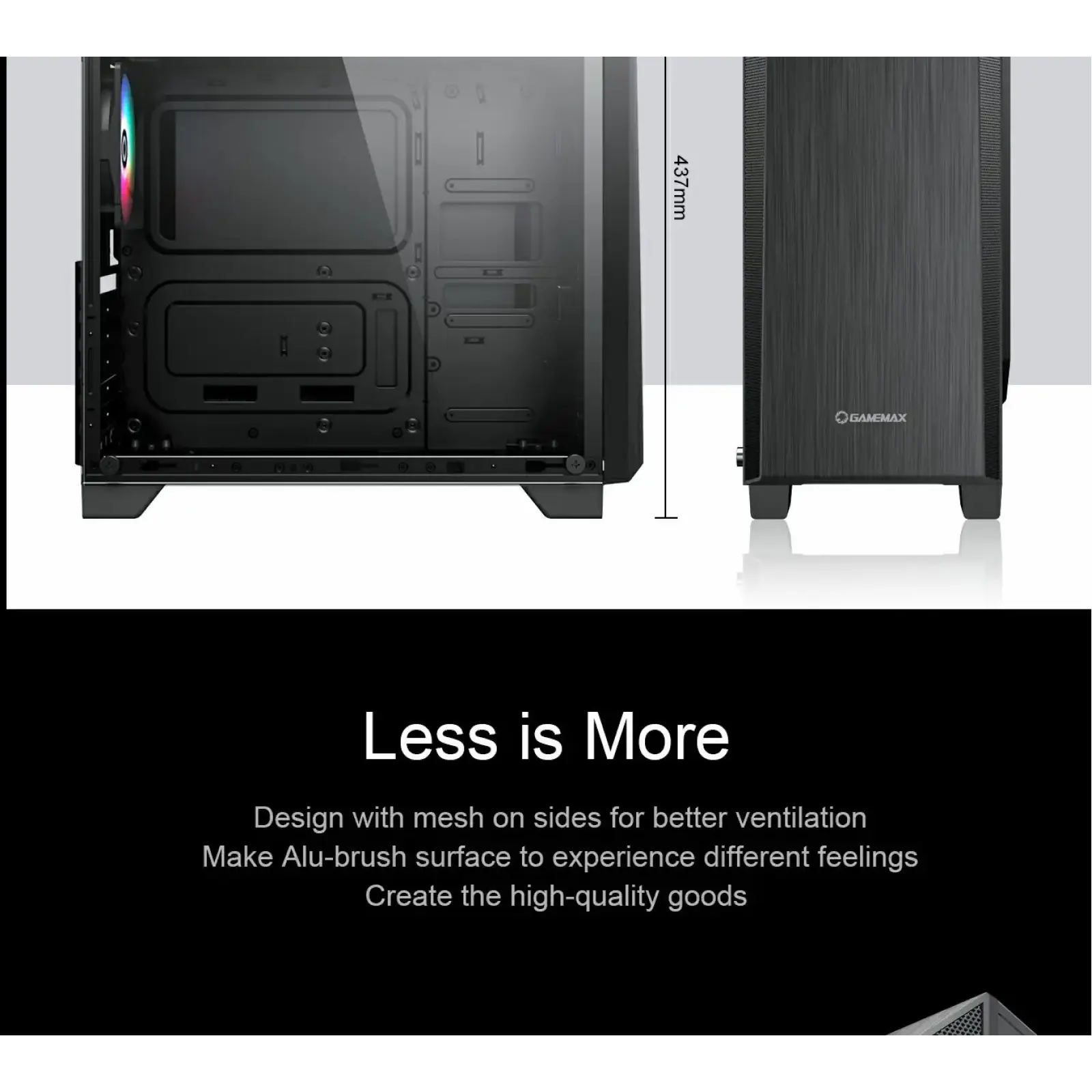 Корпус Gamemax Nova N5 б/БП UA