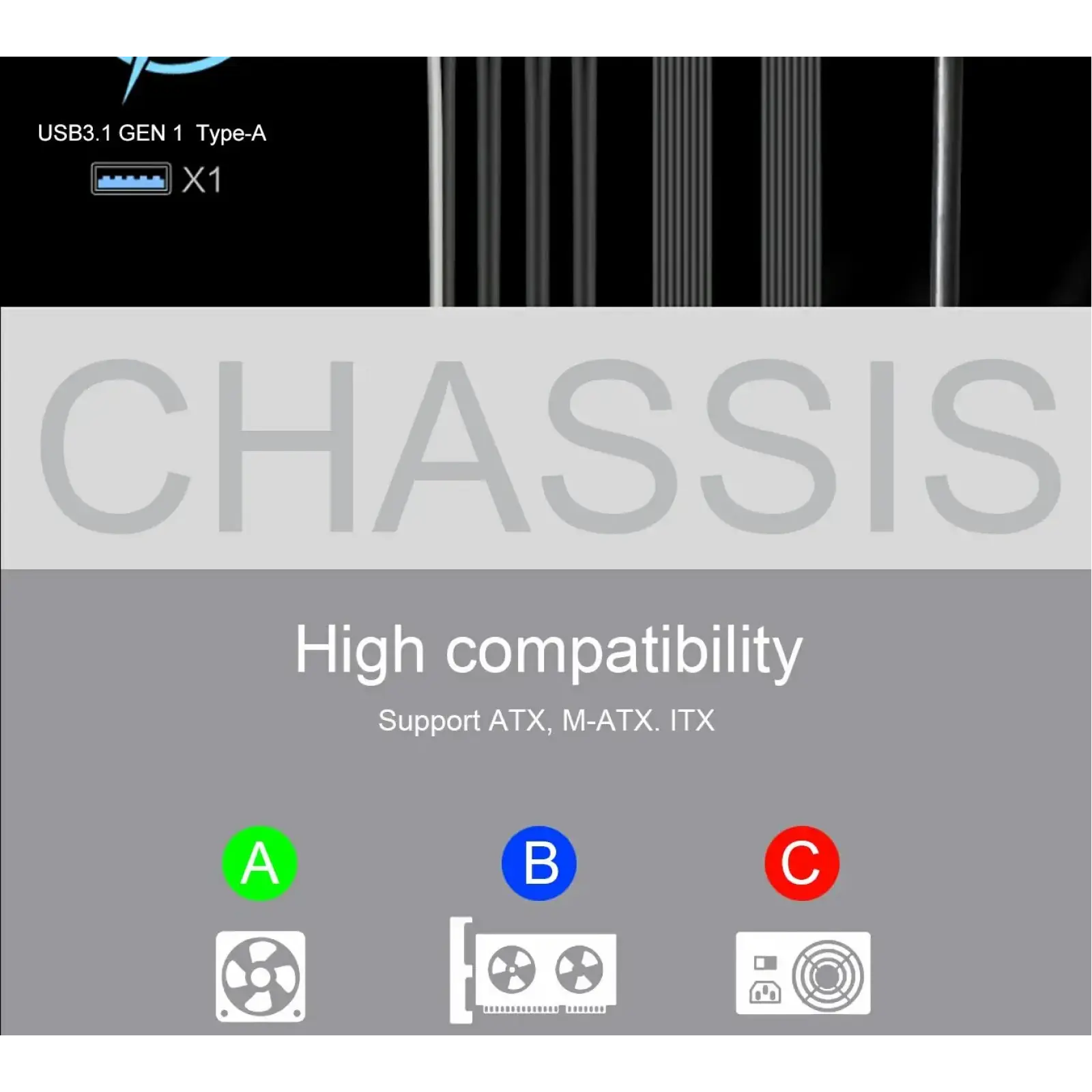 Корпус Gamemax Nova N5 б/БП UA