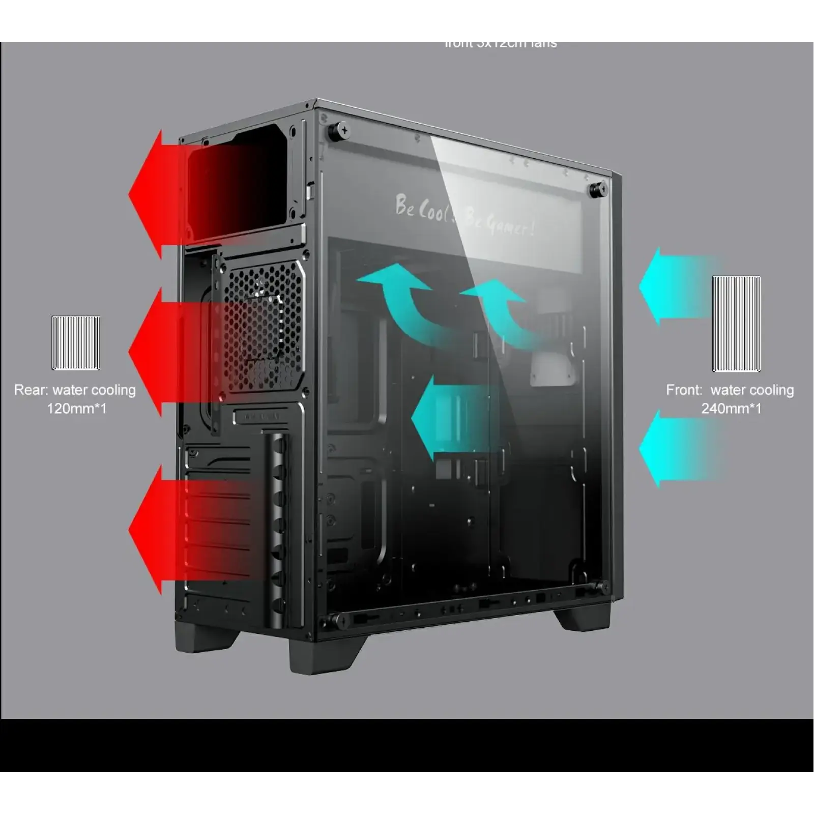 Корпус Gamemax Nova N5 б/БП UA