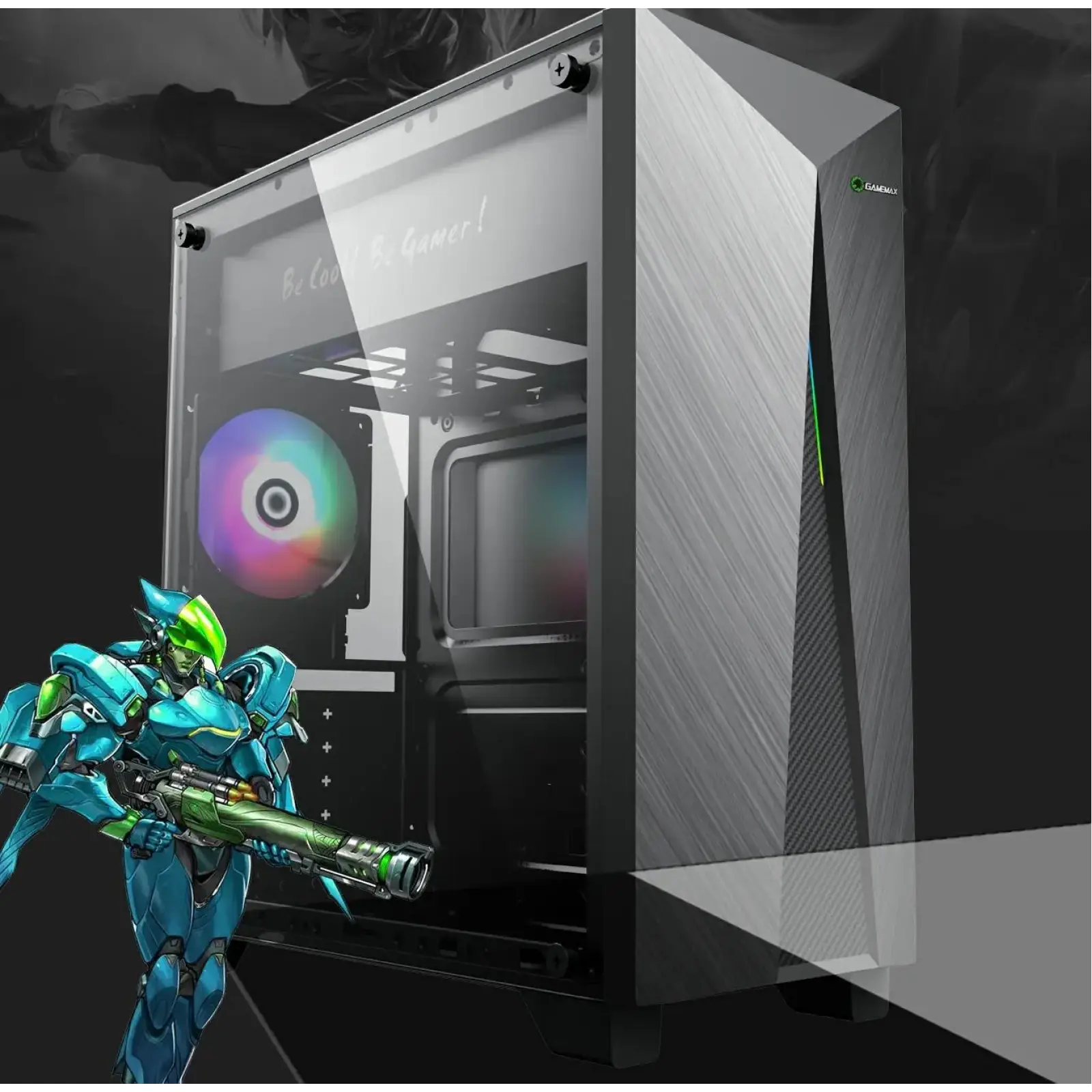 Корпус GAMEMAX ATX без блока живлення Nova N6 UA