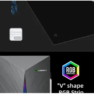Корпус GAMEMAX ATX без блока живлення Nova N6 UA