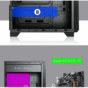 Корпус GAMEMAX ATX без блока живлення Nova N6 UA