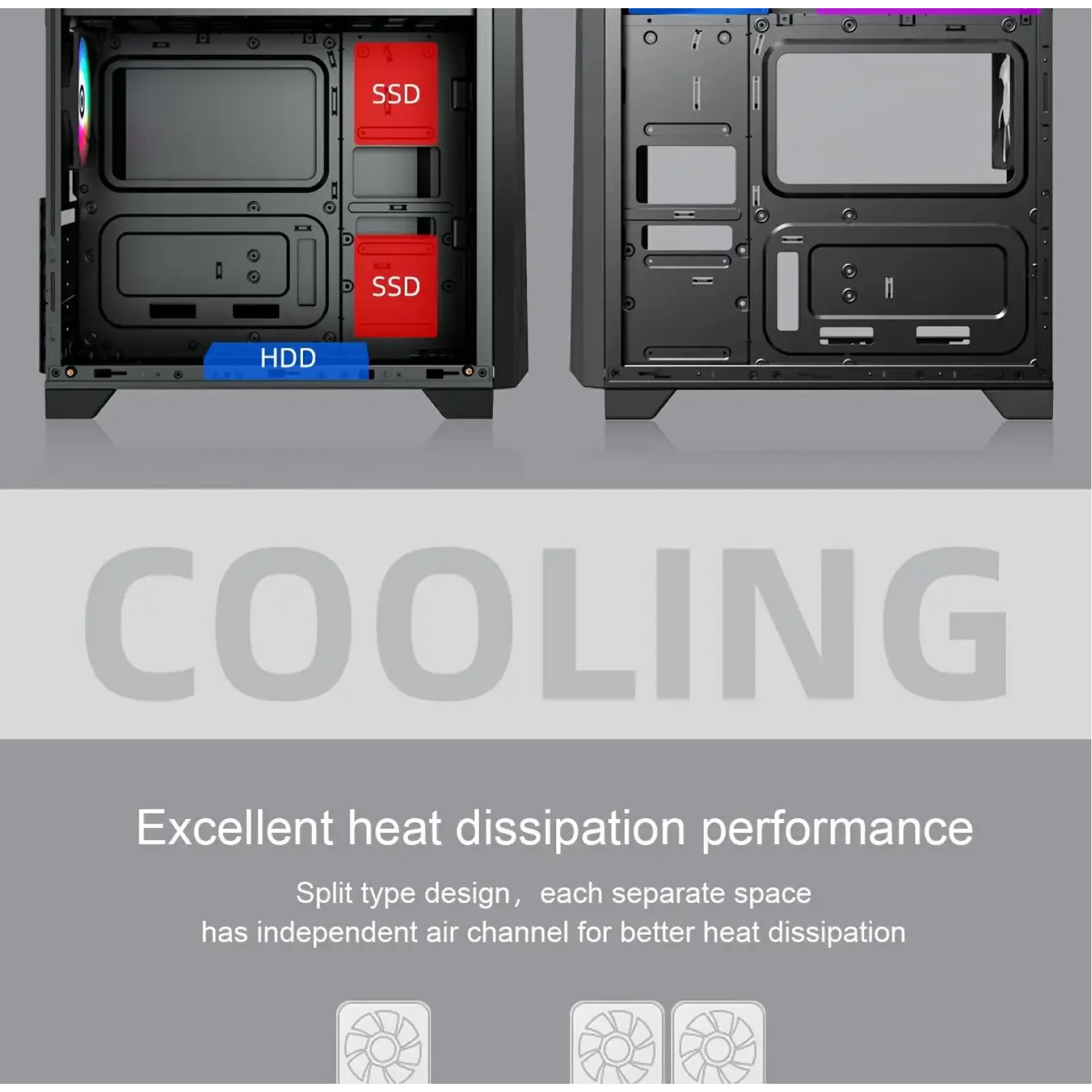 Корпус GAMEMAX ATX без блока живлення Nova N6 UA