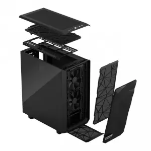 Корпус Fractal Design Meshify 2 Compact TG DT Dark Tint Black Без БП (FD-C-MES2C-02) UA