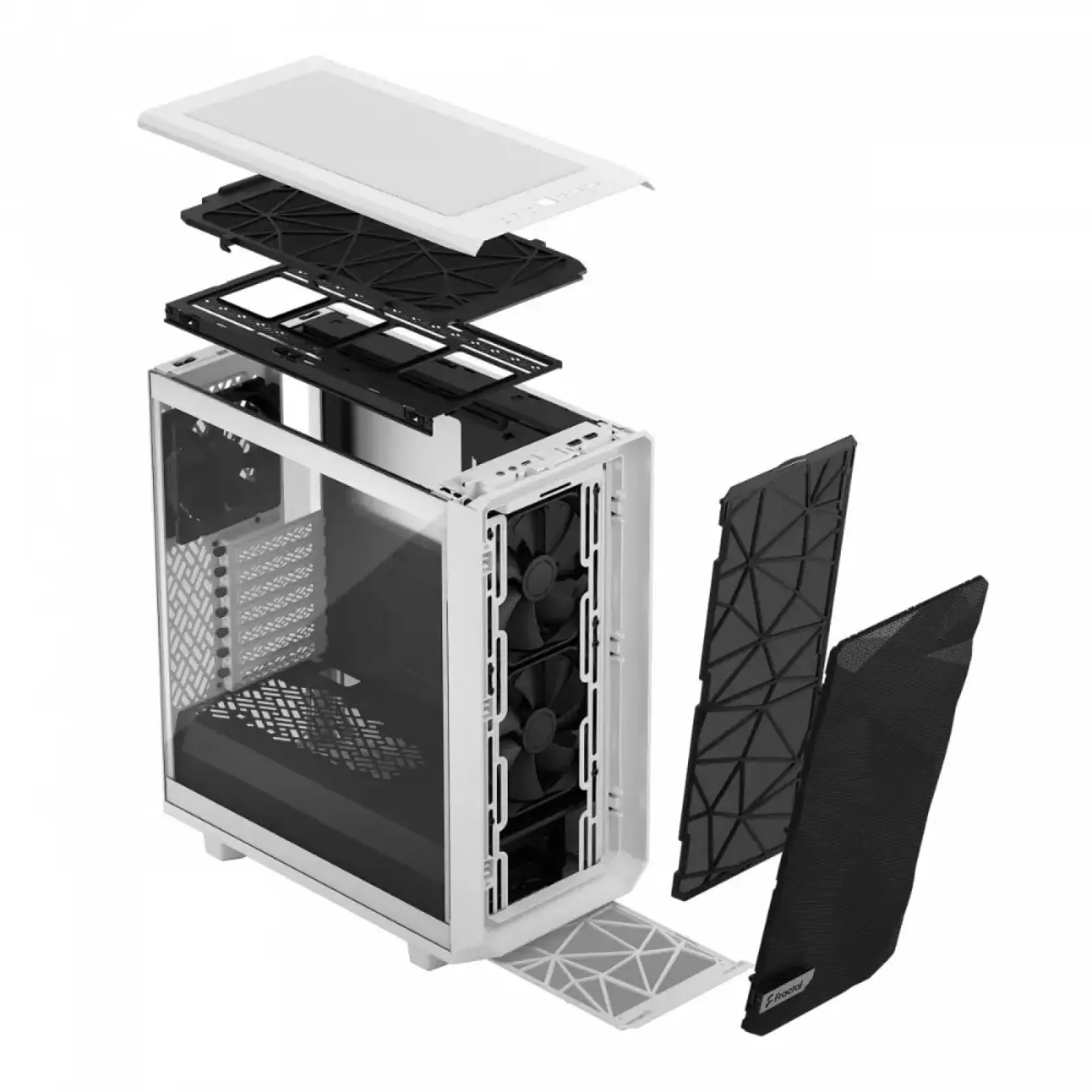 Корпус Fractal Design Meshify 2 Compact TG CT Clear Tint White Без БП (FD-C-MES2C-05) UA