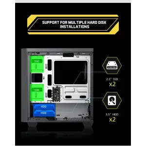 Корпус GameMax Aero Mini Без БЖ UA
