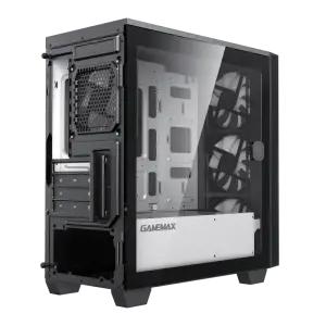 Корпус GAMEMAX MICRO ATX без блока живлення front panel with full mesh, V 1.62 PWM +ARGB Hub Aero Mini UA