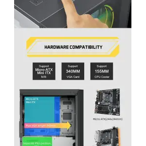 Корпус GameMax Aero Mini Без БЖ UA