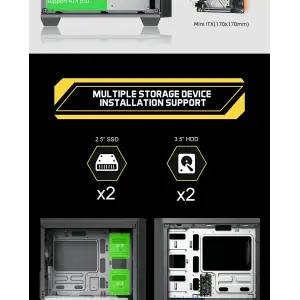 Корпус GameMax Aero Mini Без БЖ UA