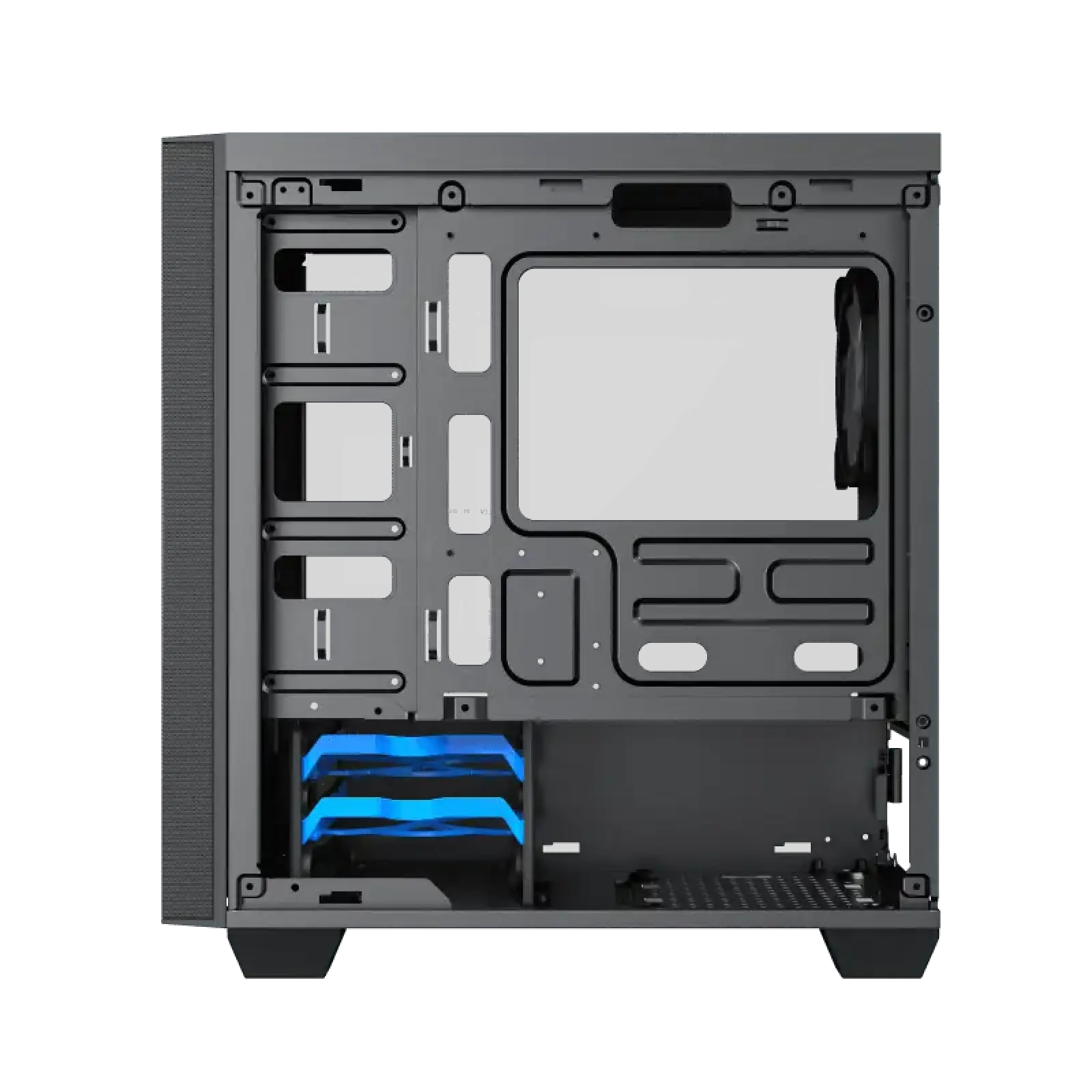 Корпус GAMEMAX MICRO ATX без блока живлення front panel with full mesh, V 1.62 PWM +ARGB Hub Aero Mini UA