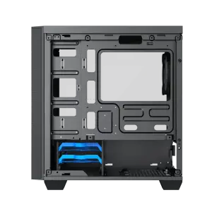 Корпус GAMEMAX MICRO ATX без блока живлення front panel with full mesh, V 1.62 PWM +ARGB Hub Aero Mini UA