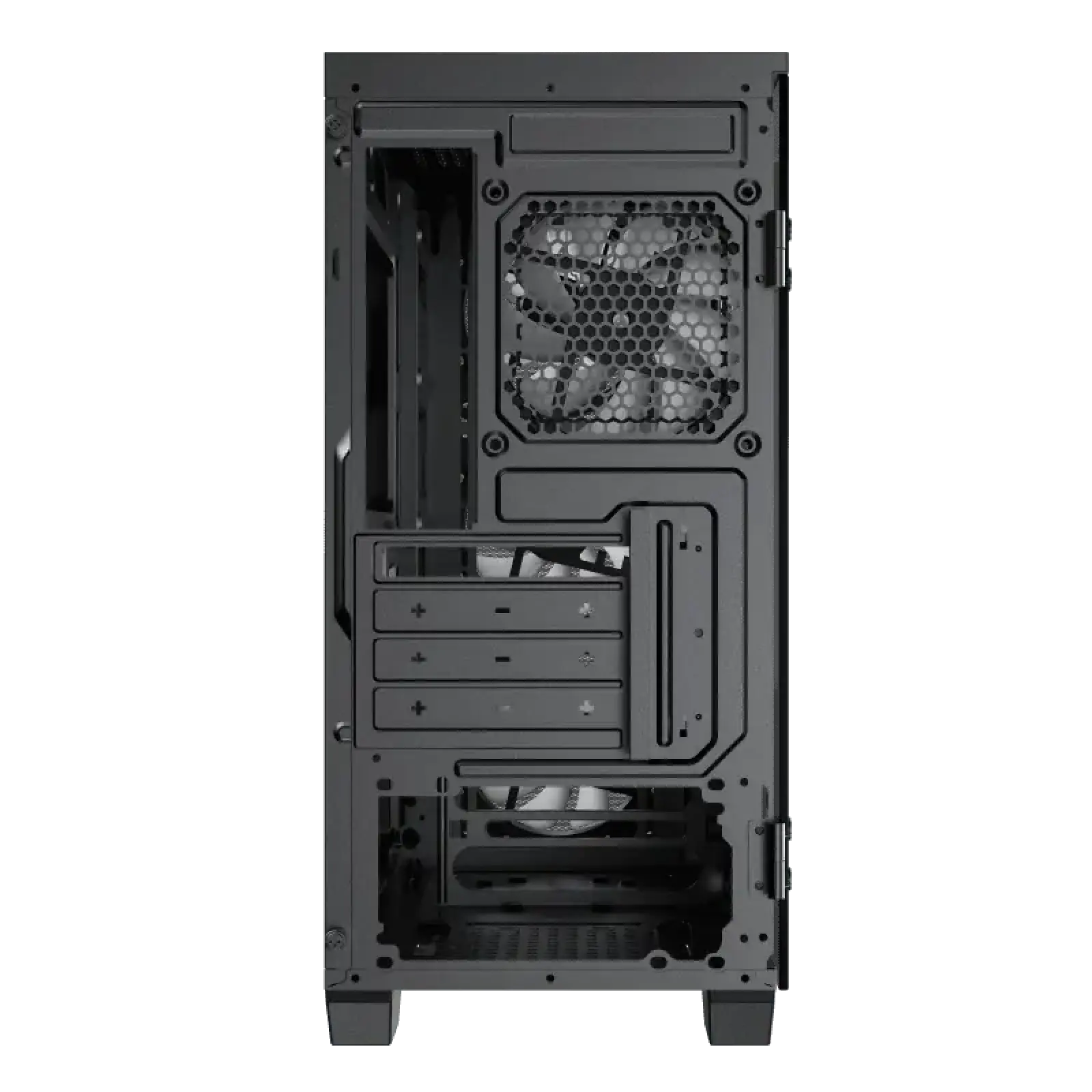 Корпус GAMEMAX MICRO ATX без блока живлення front panel with full mesh, V 1.62 PWM +ARGB Hub Aero Mini UA