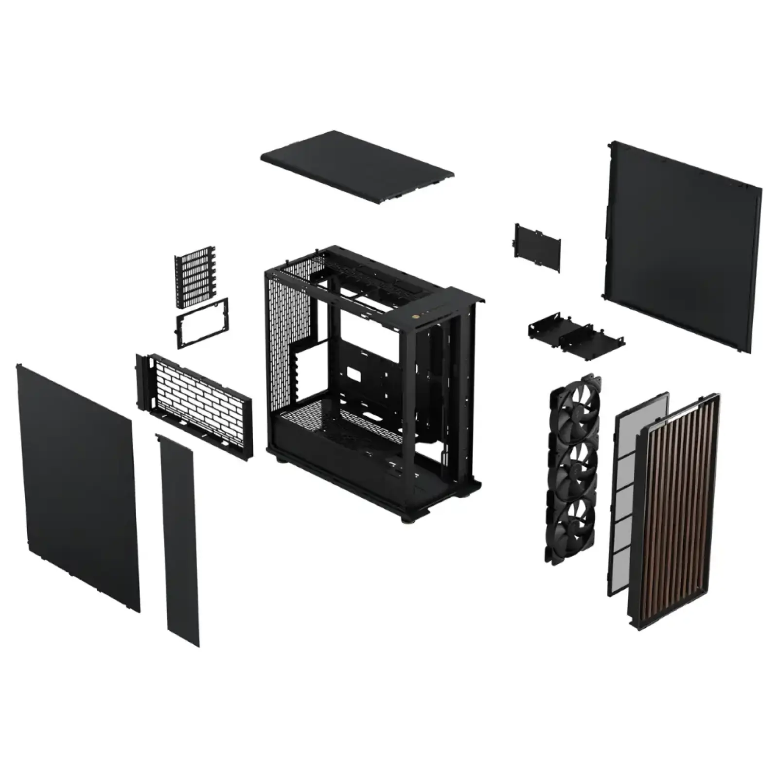 Корпус Fractal Design North XL Charcoal Black Без БЖ (FD-C-NOR1X-01) UA