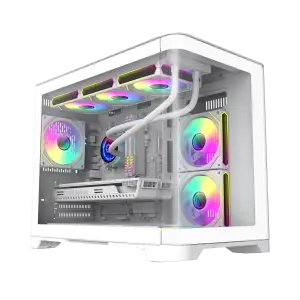 Корпус GameMax HYPE-M White Без БП UA