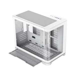 Корпус GAMEMAX Mid Tower M-ATX без блока живлення , загарт оване склоM-ATX,ITX, Tempered Glass,USB3.0x1,USB2. HYPE-M White UA