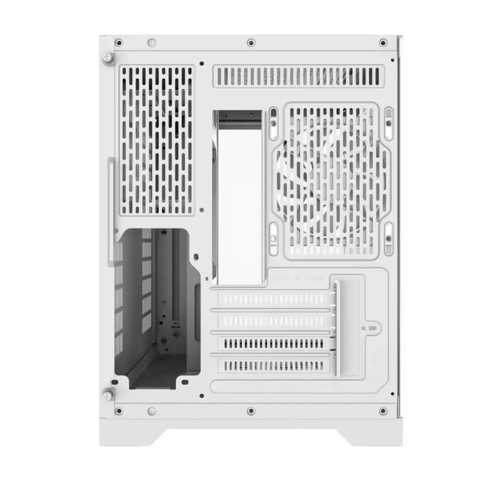 Корпус GAMEMAX Mid Tower M-ATX без блока живлення , загарт оване склоM-ATX,ITX, Tempered Glass,USB3.0x1,USB2. HYPE-M White UA