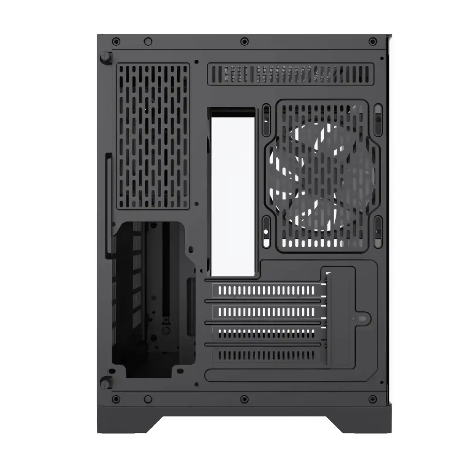 Корпус GAMEMAX Mid Tower M-ATX без блока живлення , загарт оварне склоM-ATX,ITX, Tempered Glass,USB3.0x1,USB2 HYPE-M Black UA