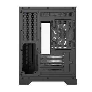 Корпус GAMEMAX Mid Tower M-ATX без блока живлення , загарт оварне склоM-ATX,ITX, Tempered Glass,USB3.0x1,USB2 HYPE-M Black UA