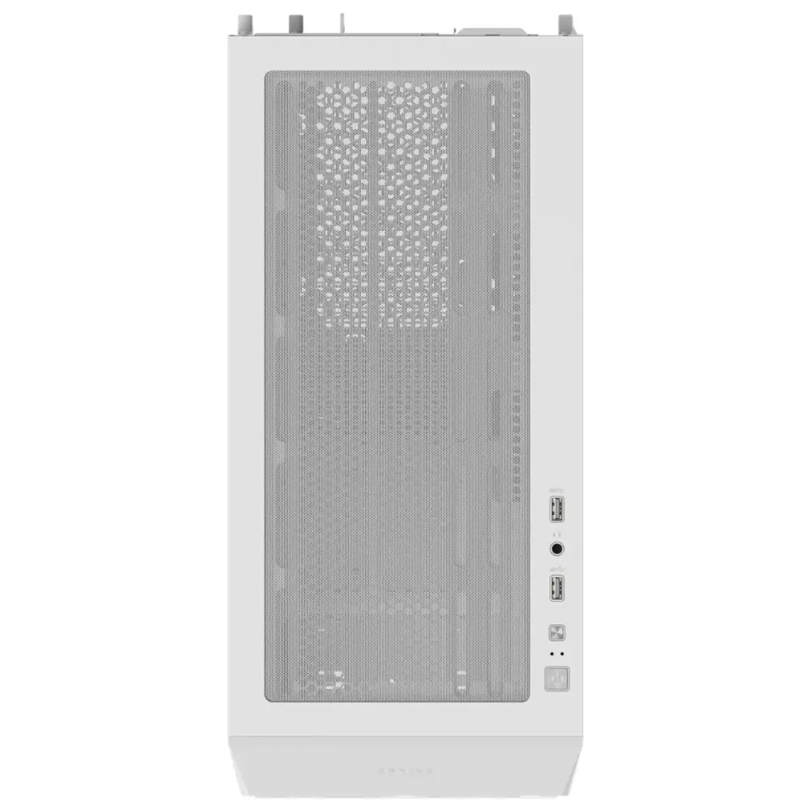 Корпус без БЖ Mid Tower Mini ITX / Micro ATX MB T empered Glass Both Side Panel White Dust Filter 2x GIGABYTE C102 GLASS ICE UA