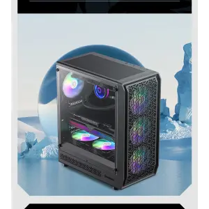 Корпус GAMEMAX Tower E-ATX без блока живлення , загартован е склоEATX(280mm Max.),ATX,M-ATX,ITX Forge AB UA