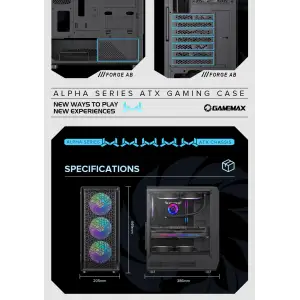 Корпус GameMax Forge AB Без БЖ UA