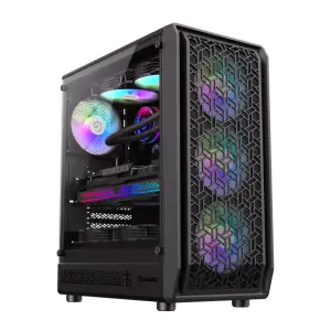 Корпус GAMEMAX Tower E-ATX без блока живлення , загартован е склоEATX(280mm Max.),ATX,M-ATX,ITX Forge AB UA