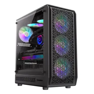 Корпус GAMEMAX Micro ATX без блока живлення , загартоване склоMicro Gaming Mini Tower M-ATX(200mm), ITX Forge MB UA