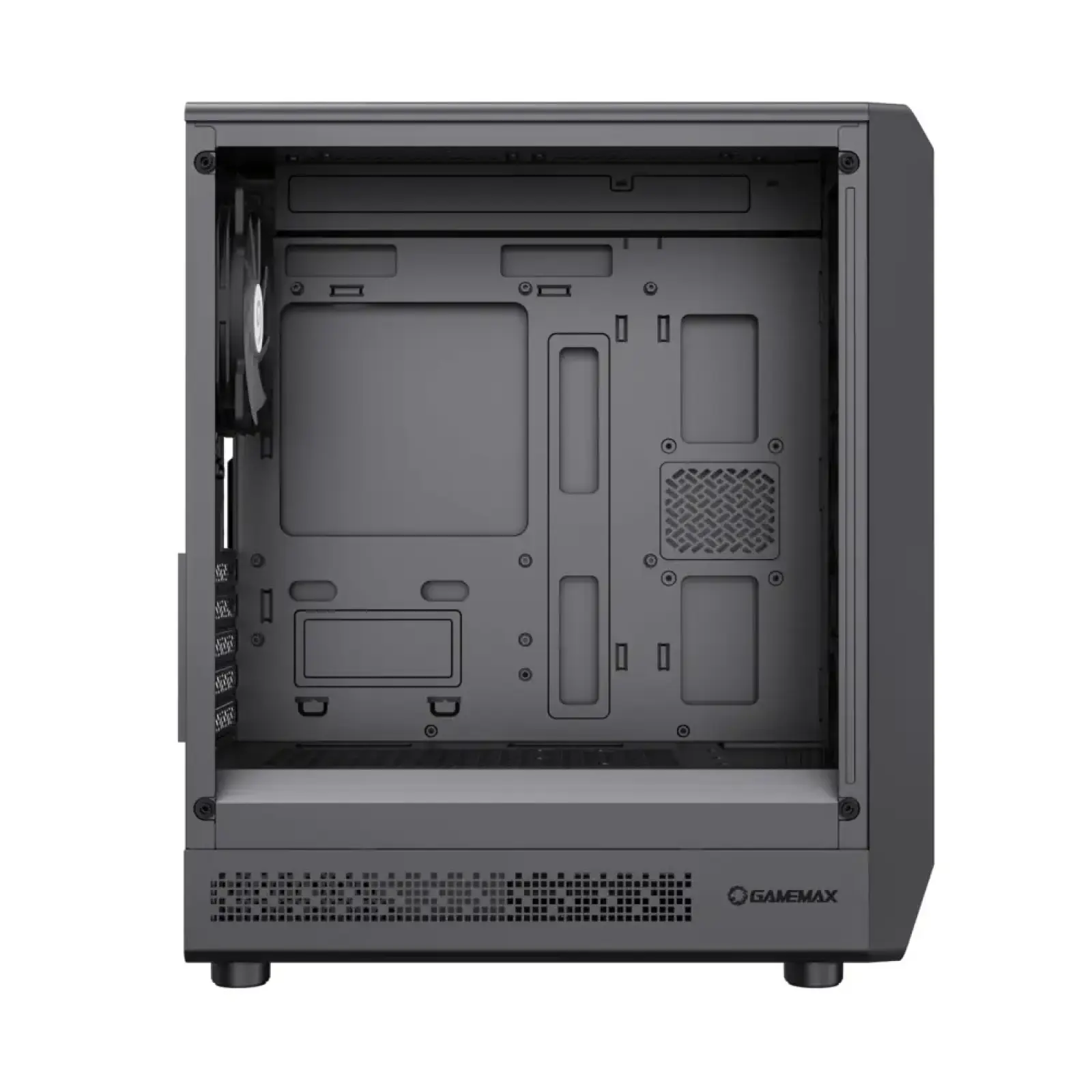 Корпус GAMEMAX Micro ATX без блока живлення , загартоване склоMicro Gaming Mini Tower M-ATX(200mm), ITX Forge MB UA
